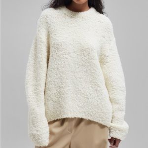 The Frankie Shop Vilo Boucle Sweater - Cream